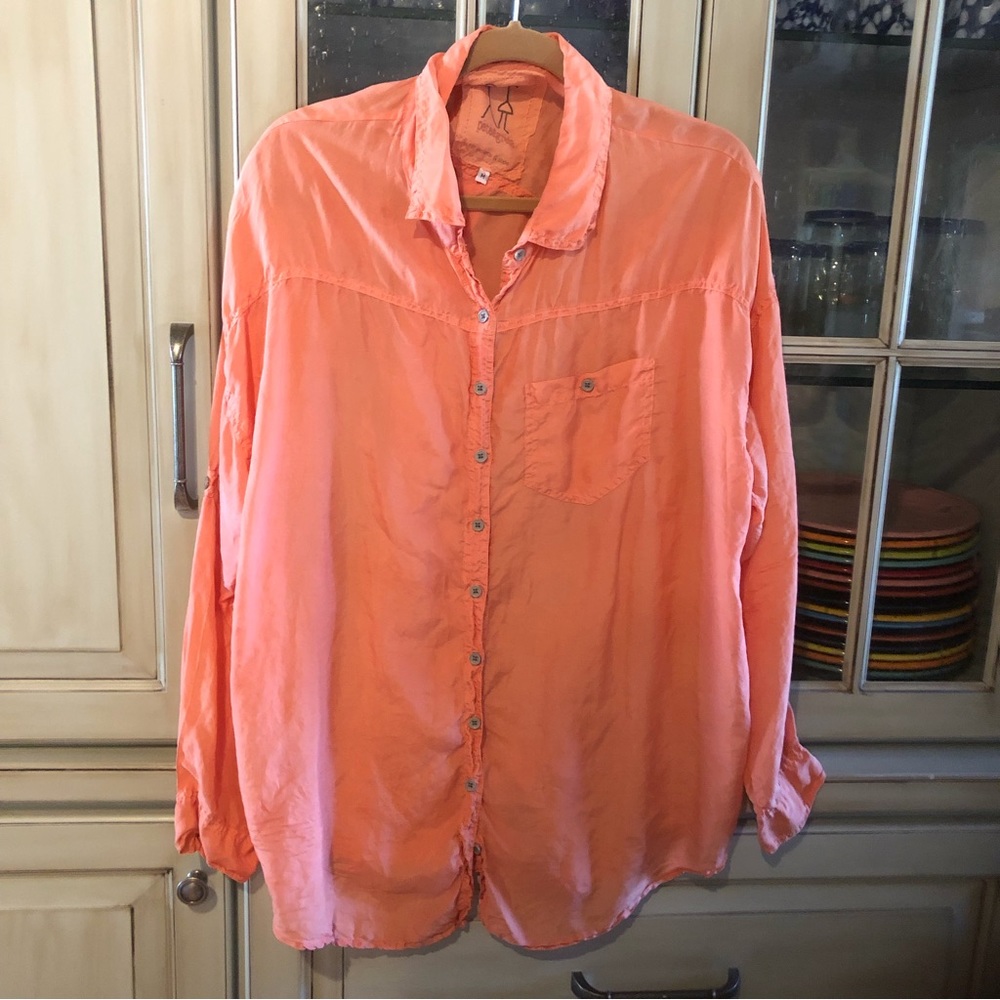 Johnny Was Blouse Pete & Greta Silk Shirt